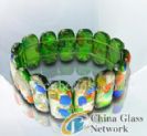 murano glass stone bracelet